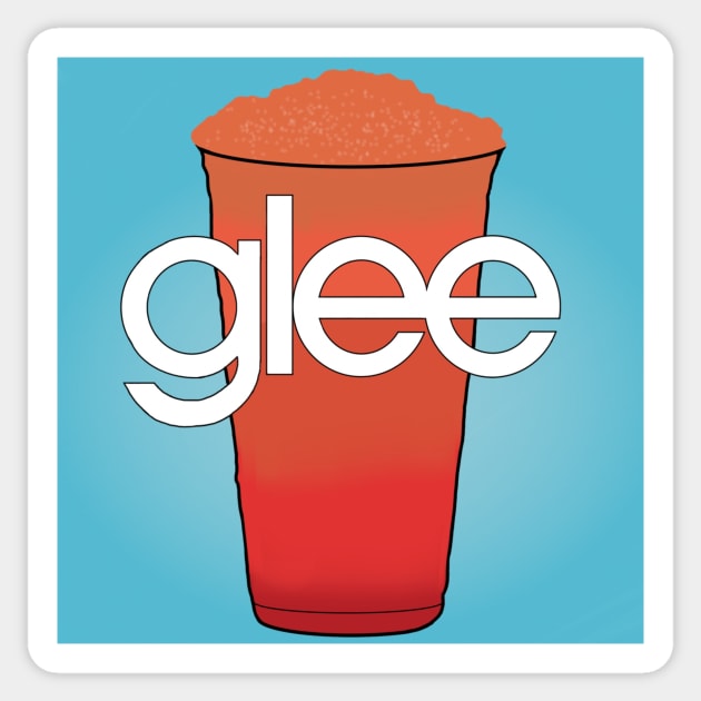 Glee Slushie Mask Sticker by senaeksi